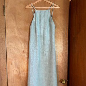 Backless Linen Reformation Dress